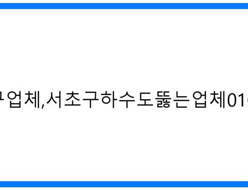 서초구하수구업체, 서초구하수도뚫는업체 010-3084-0089: 완벽 해결!