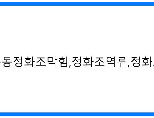 긴급! 가리봉동 정화조 막힘, 역류, 뚫음 완벽 해결!