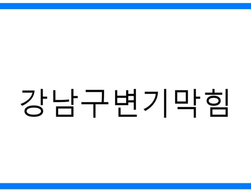 강남구변기막힘 해결사! 24시 긴급출동 완벽 해결