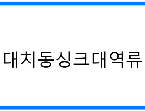 긴급! 대치동싱크대역류 완벽 해결 가이드