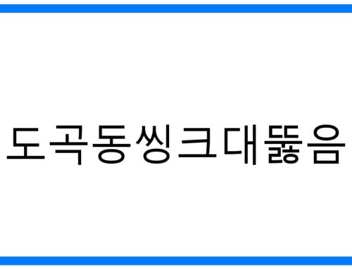 도곡동씽크대뚫음🔑 완벽 해결! 막힘 원인부터 예방까지