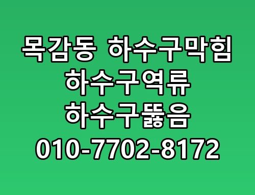 목감동 하수구막힘 하수구역류 하수구뚫음 010-7702-8172
