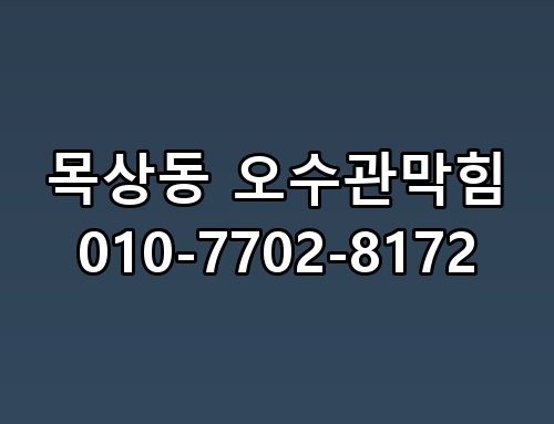 목상동 오수관막힘 010-7702-8172 직접 확인해봤어요