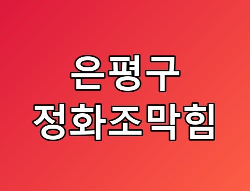 은평구 정화조막힘 전문 장비로 해결해야 나중에 뒤탈이 없네요