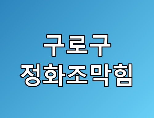 구로구 정화조막힘 실제 사례 모르고 방치했다간 큰일 날 뻔했네요