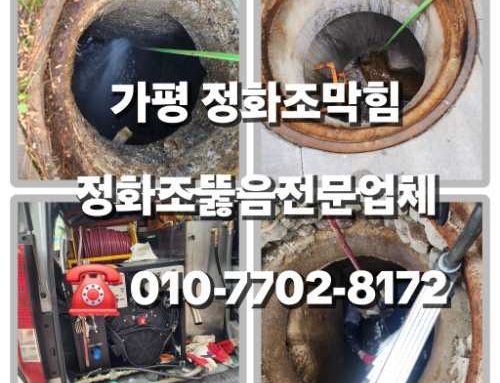 가평정화조막힘