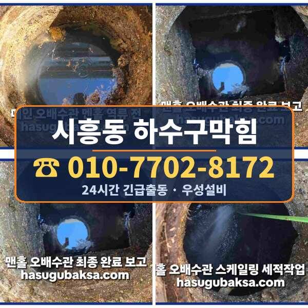 시흥동 하수구막힘
