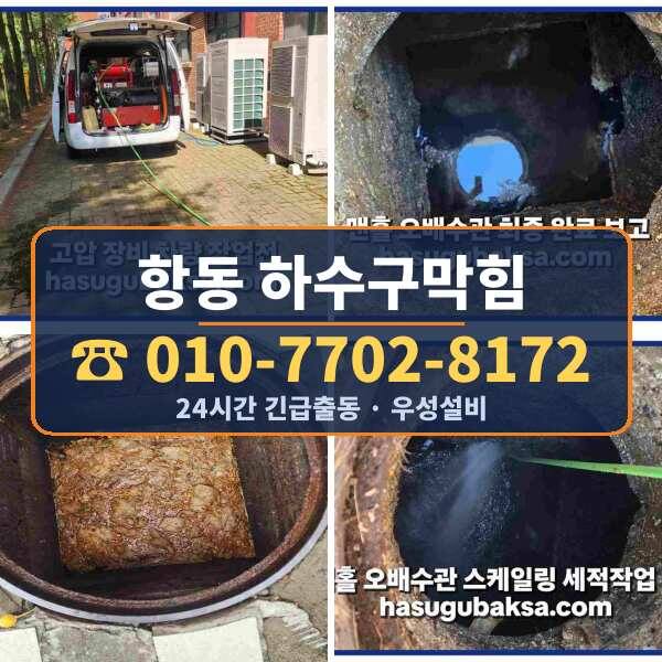 항동 하수구막힘