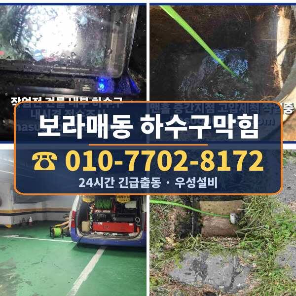 보라매동 하수구막힘