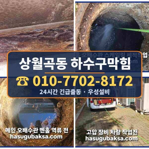 상월곡동 하수구막힘