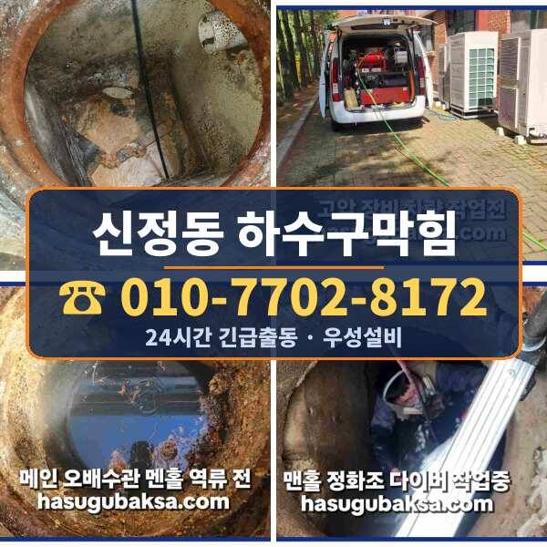 신정동 하수구막힘