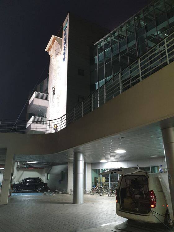 과천 청소년수련관 횡주관 고압세척 - 과천 청소년수련관 야간 작업 차량