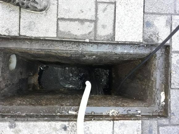 동두천  빗물받이 석션 작업